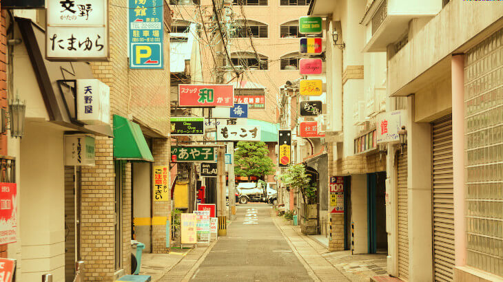 佐世保市の路地