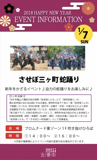 蛇踊り チラシ