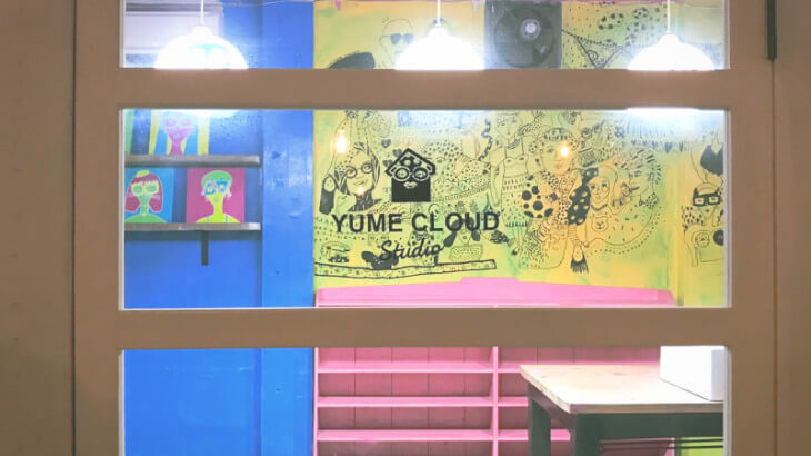 yume cloud studioのドア