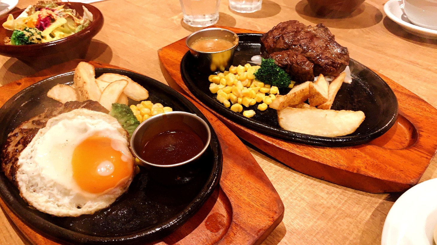 nobuのステーキとハンバーグランチ