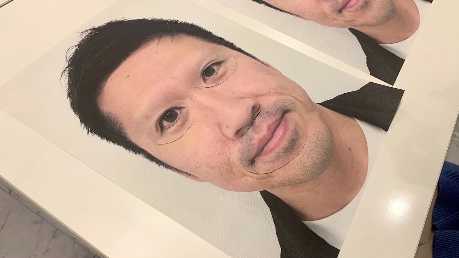 眉毛がない福笑い