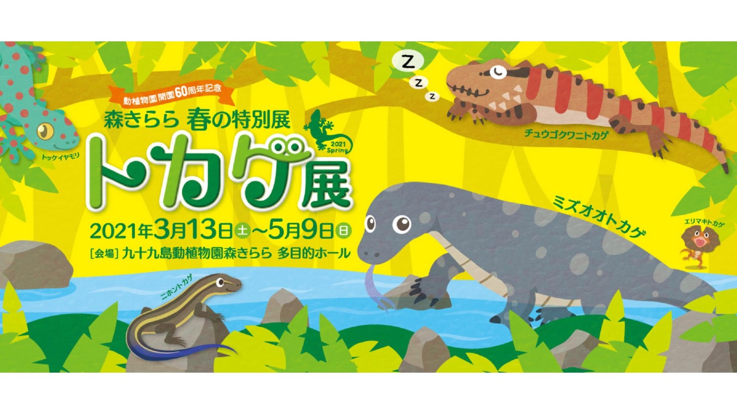 森きらら トカゲ展